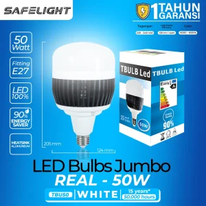 Lampu LED T-Bulb 50W Safelight