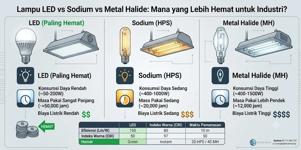 PJU LED VS KONVENSIONAL