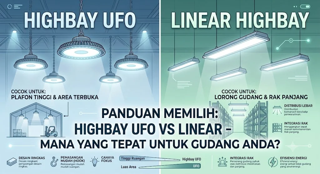 Highbay UFO vs Linear